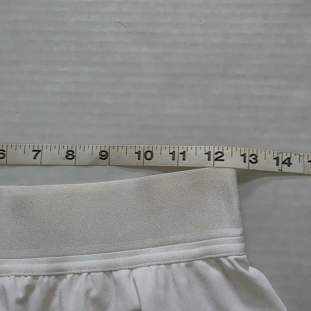 Lululemon Skirt Womens 6 White Court Rival High Rise Long Skort Performance